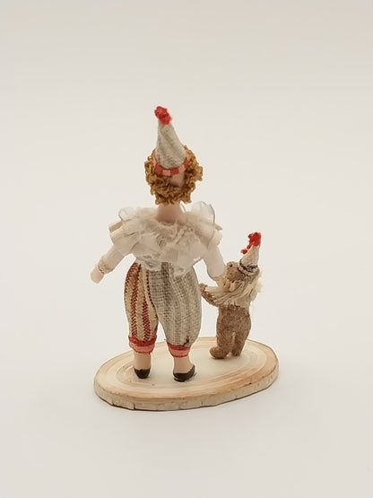 Clown Doll With Tiny Clown Bear
