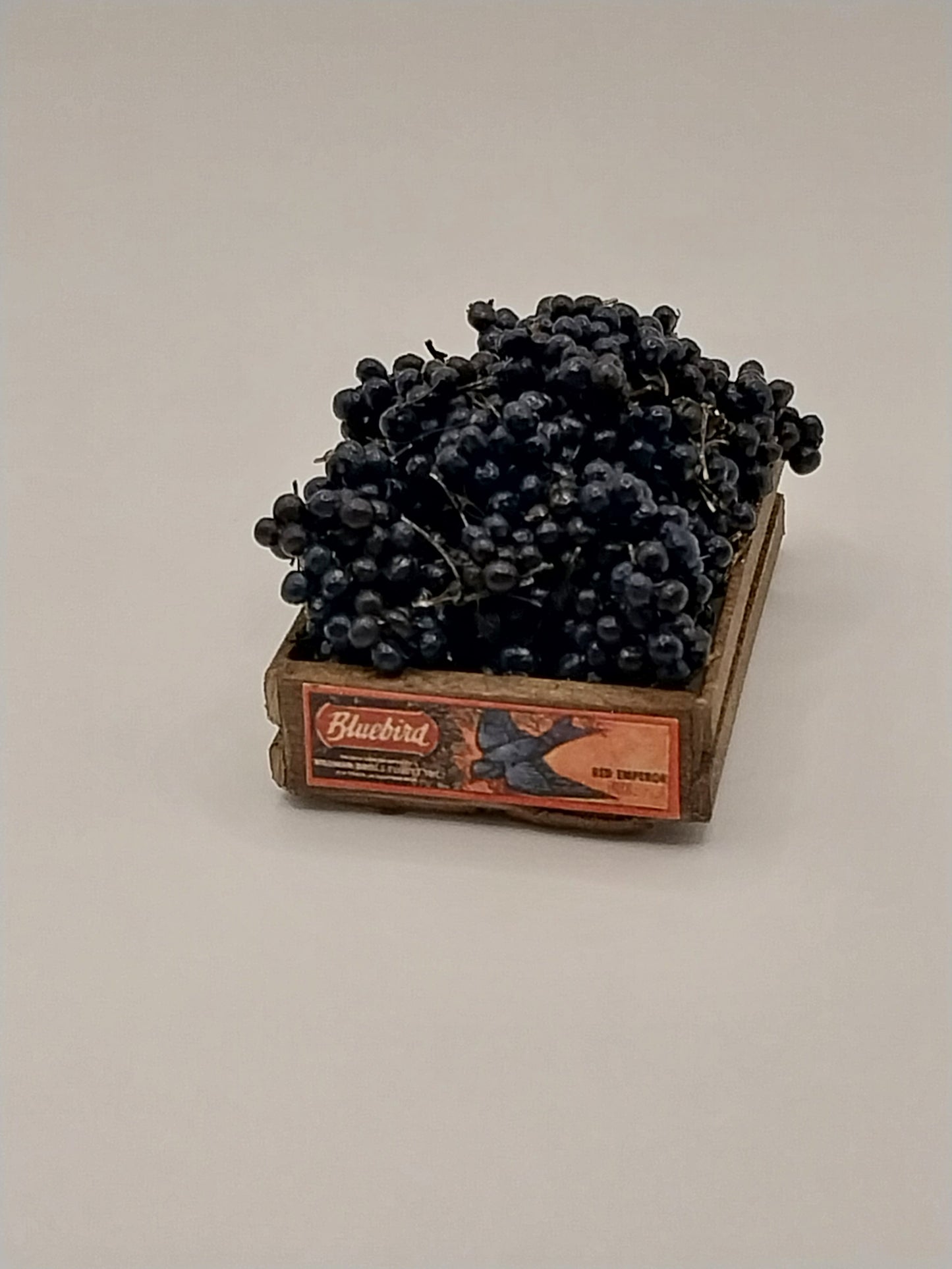Crate Of Purple Grapes, Bluebird