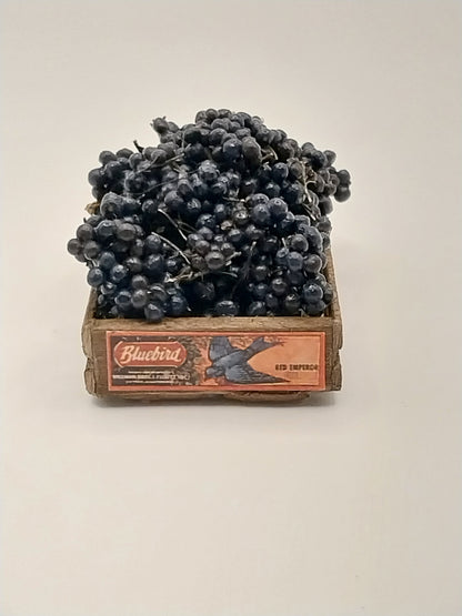 Crate Of Purple Grapes, Bluebird