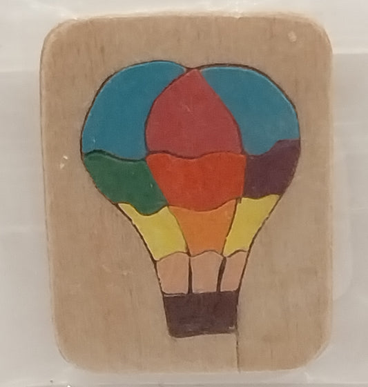 Wood Jigsaw Puzzle, Hot Air Balloon