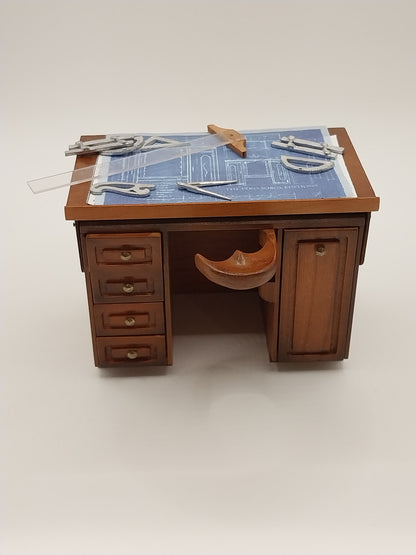 Architect Desk With Tools, Ferd Sobol