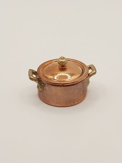 Copper Pot With Lid, Cooking Corn