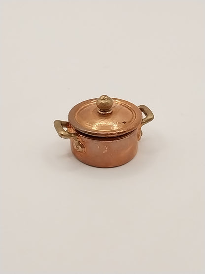 Copper Pot With Lid, Cooking Broccoli & Cauliflower