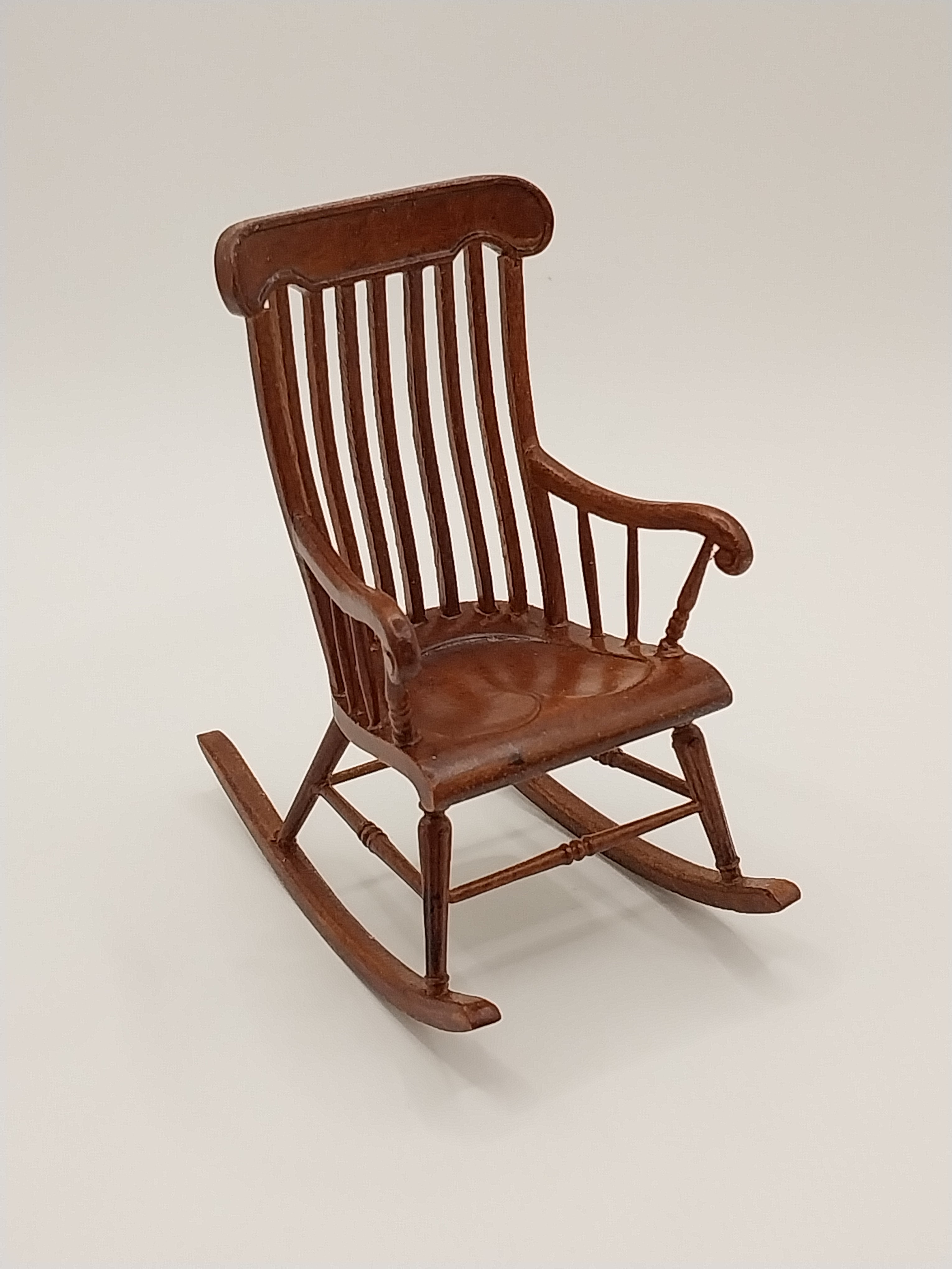 CBB1204, Cape Cod Rocker, Walnut – Miniature Designs, Inc.