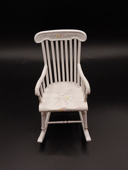 CBB1210, Sweet Times Rocking Chair, White, Handpainted