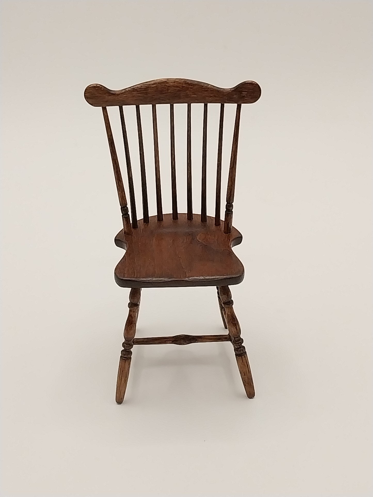 Set of 4 Windsor Chairs, Walnut, Handmade