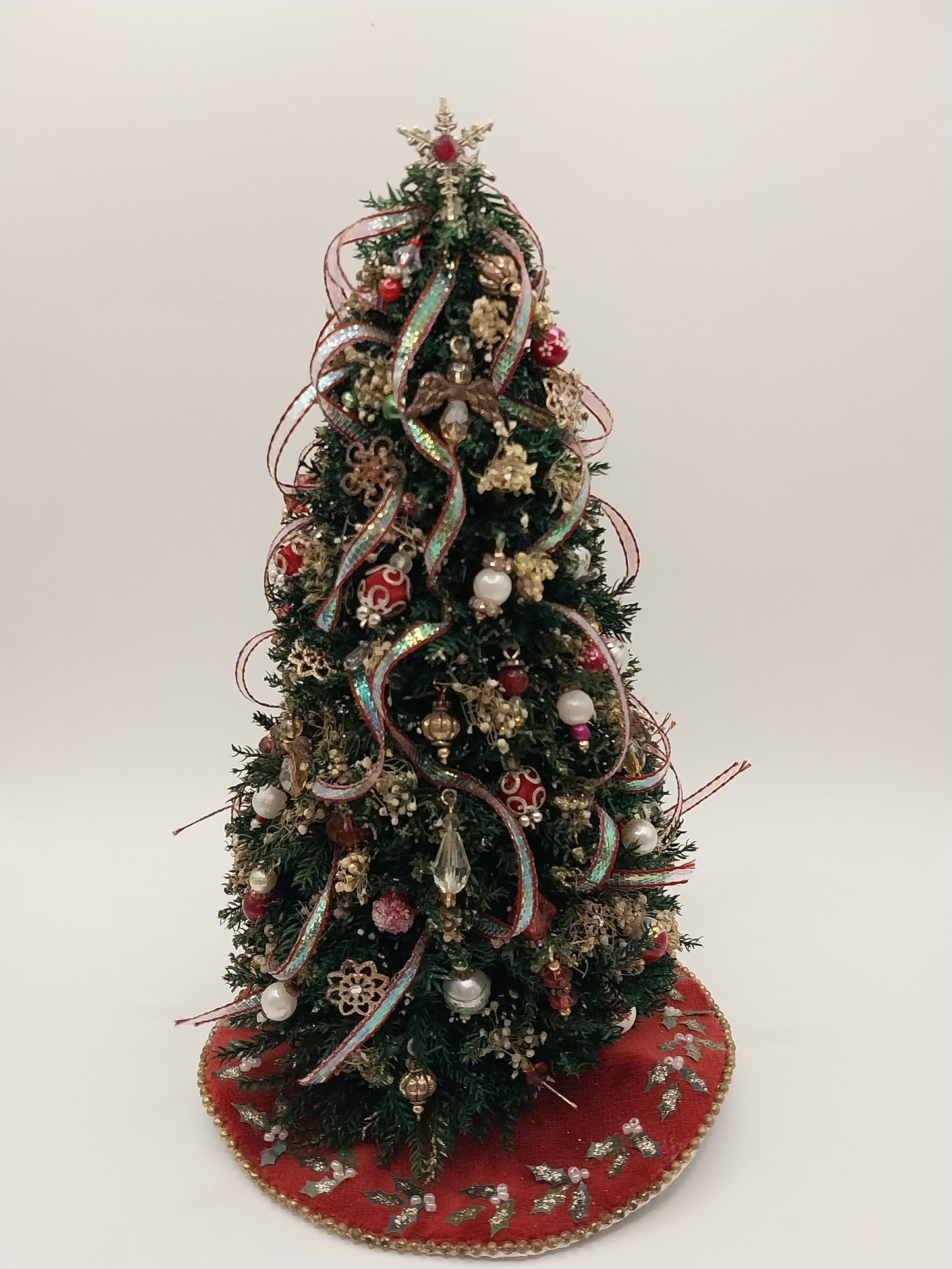 Christmas Tree With Skirt, One Of A Kind