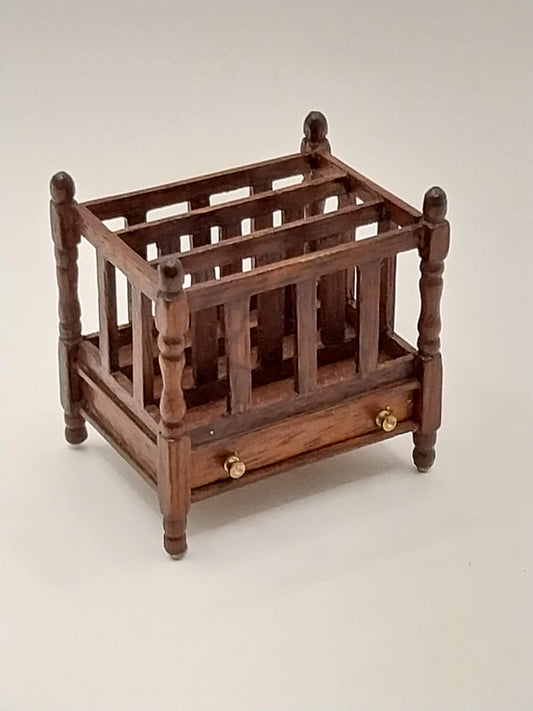 Magazine Rack, Mahogany