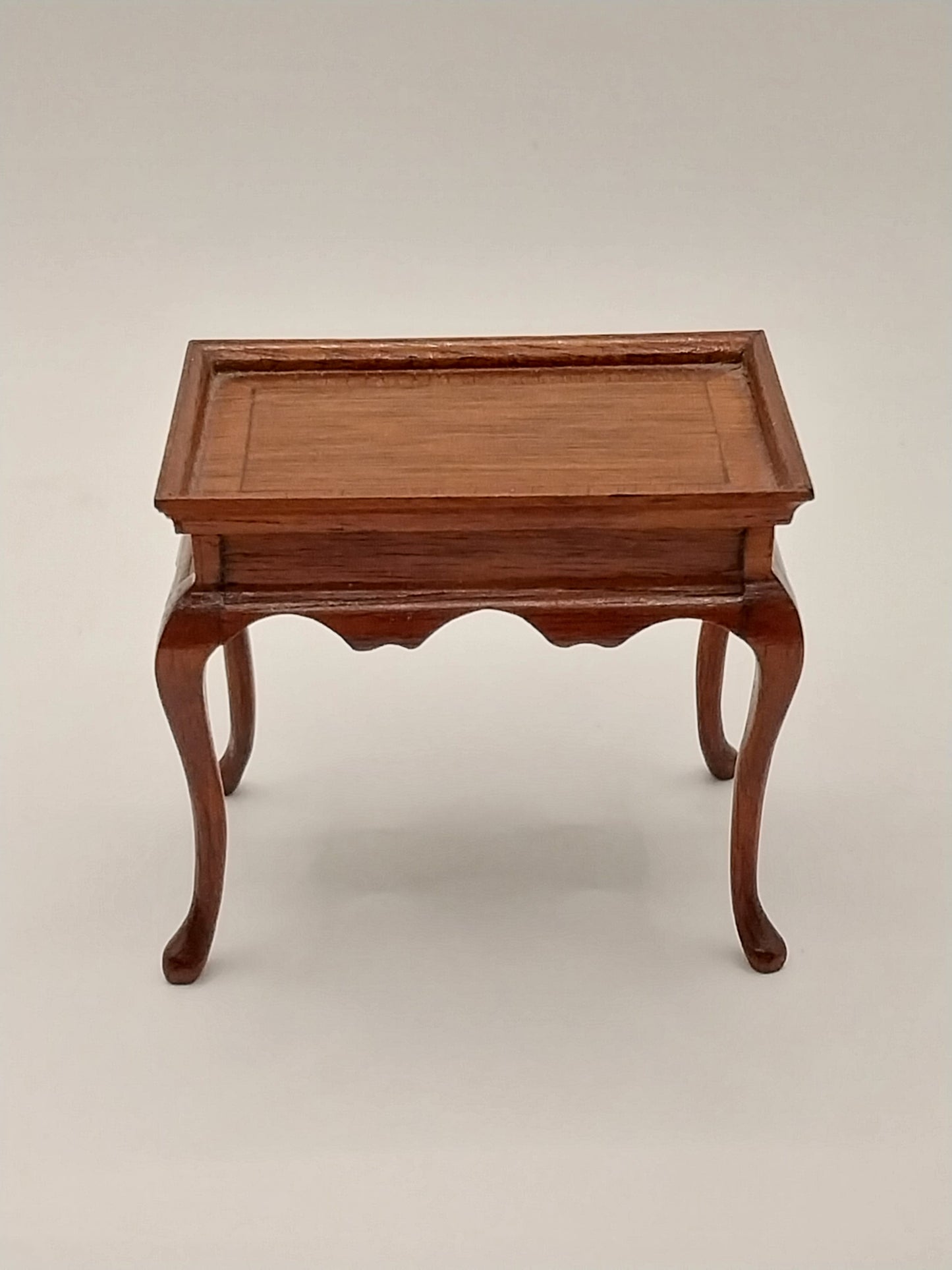 Queen Anne Tea Table, Inlaid Mahogany