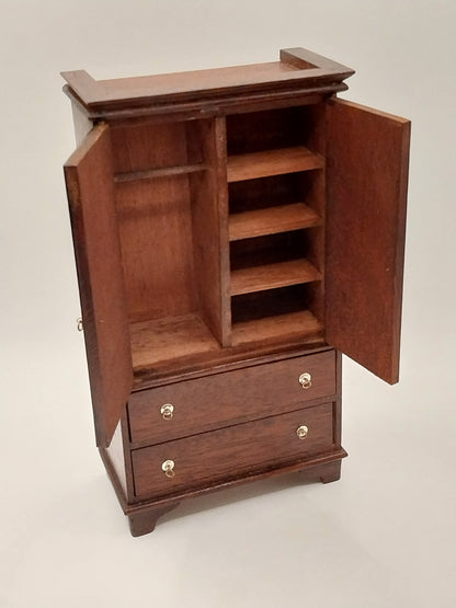 Wardrobe Armoire, Mahogany