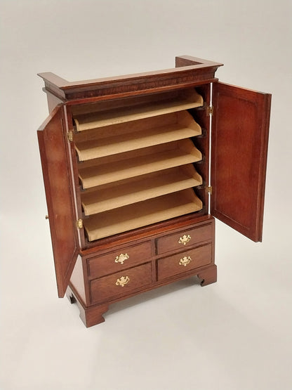 Linen Press Cabinet, Cherry