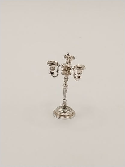 3 Arm Candelabra, Sterling Silver