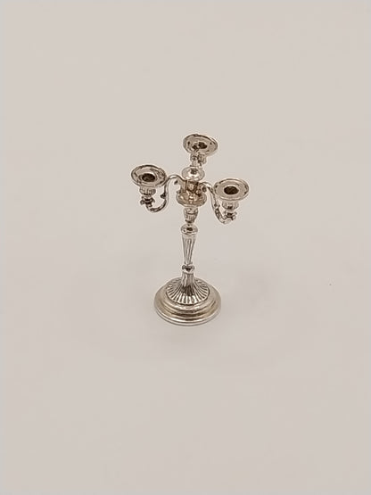 3 Arm Candelabra, Sterling Silver
