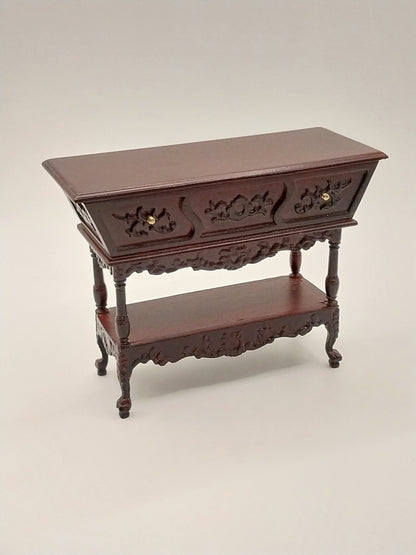 CBB1217, Carved Sideboard With Drawer, Mahogany