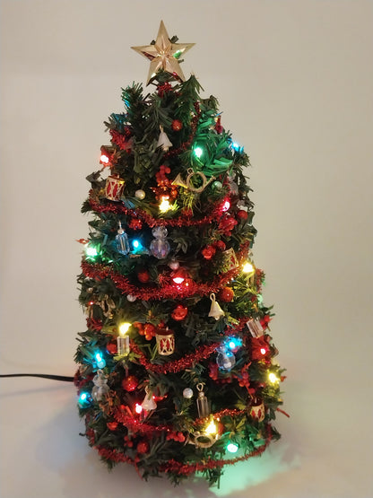 Working Christmas Tree, Red & Drums