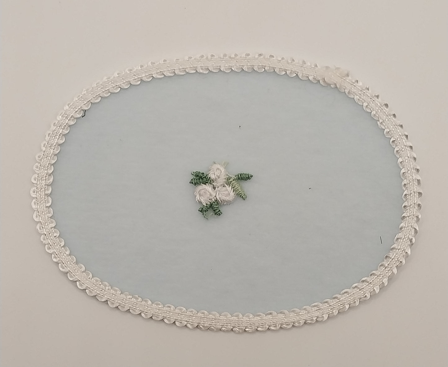 Bath Rug, Oval, Blue