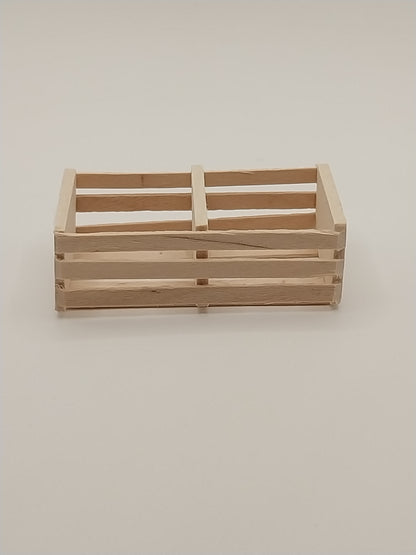 Double Wooden Crate, 1pc