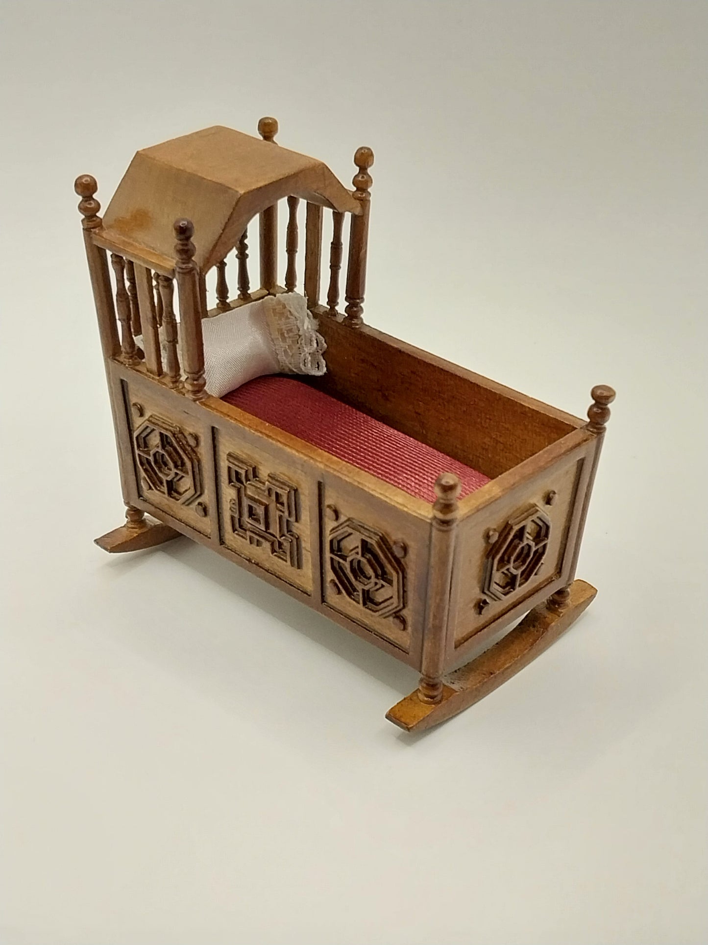 CEA314, Tudor Cradle, Walnut