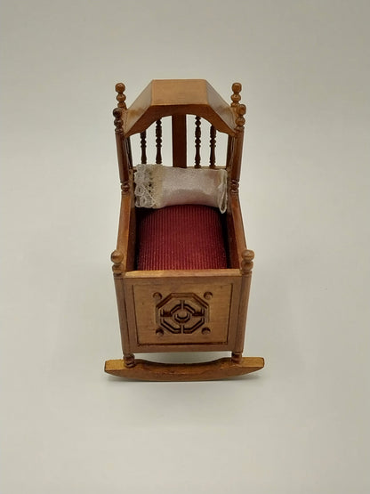 CEA314, Tudor Cradle, Walnut