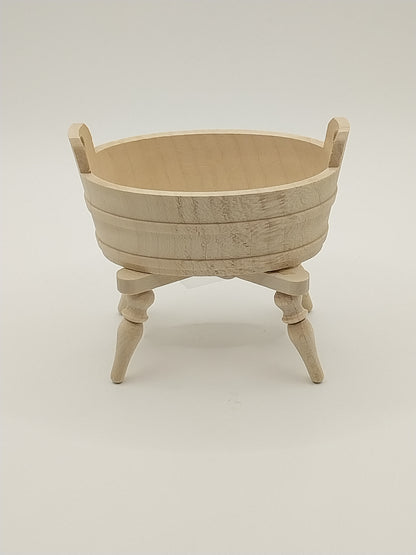 CEA318, Washtub On Stand, Unfinished