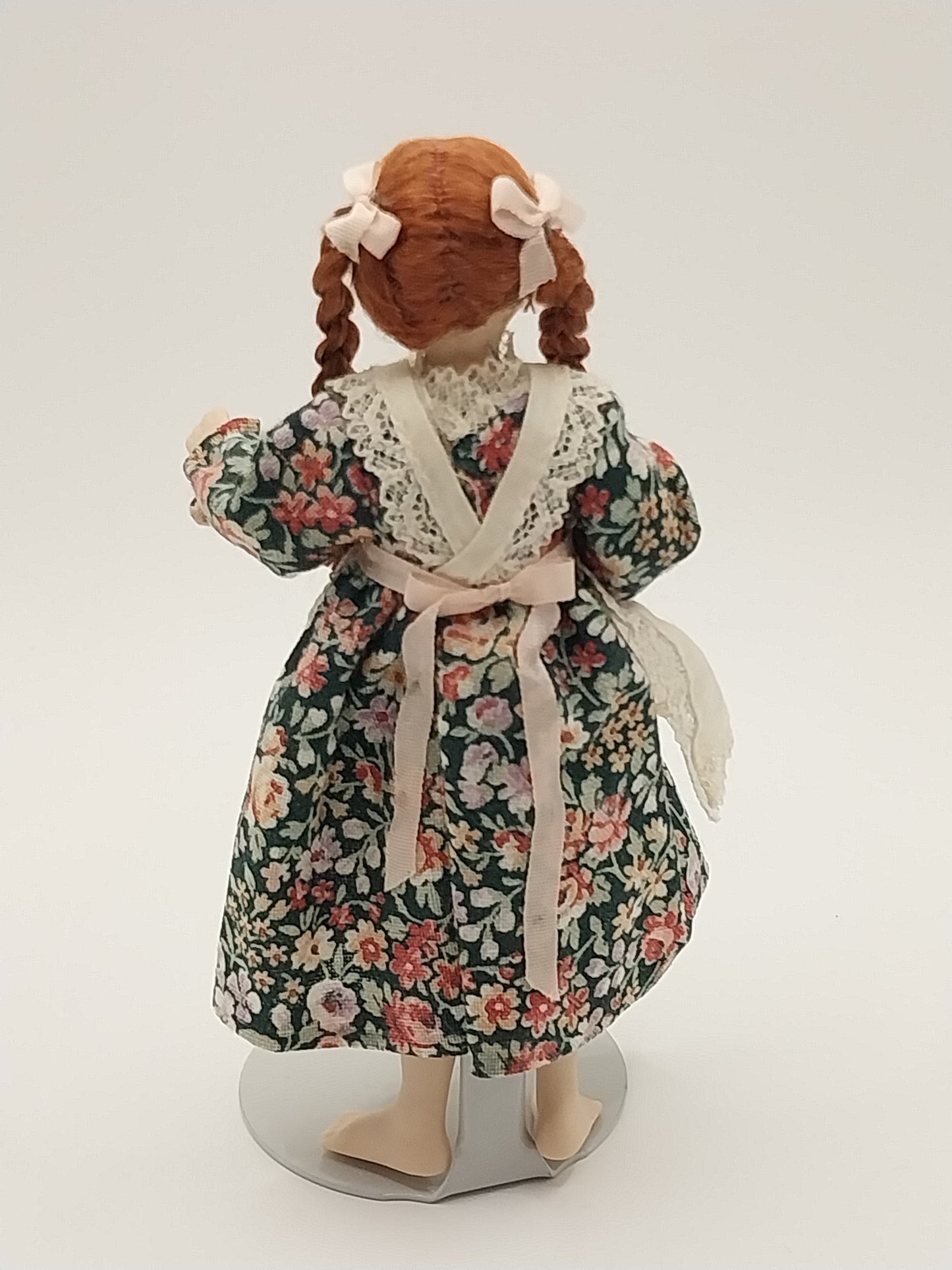 Red Head Girl Doll With Vegetable Basket