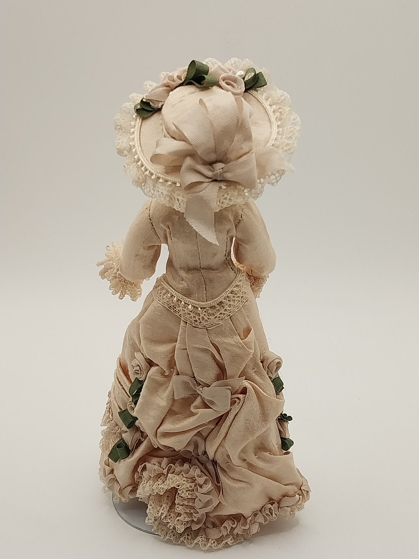 Victorian Lady Doll In Pink Hat