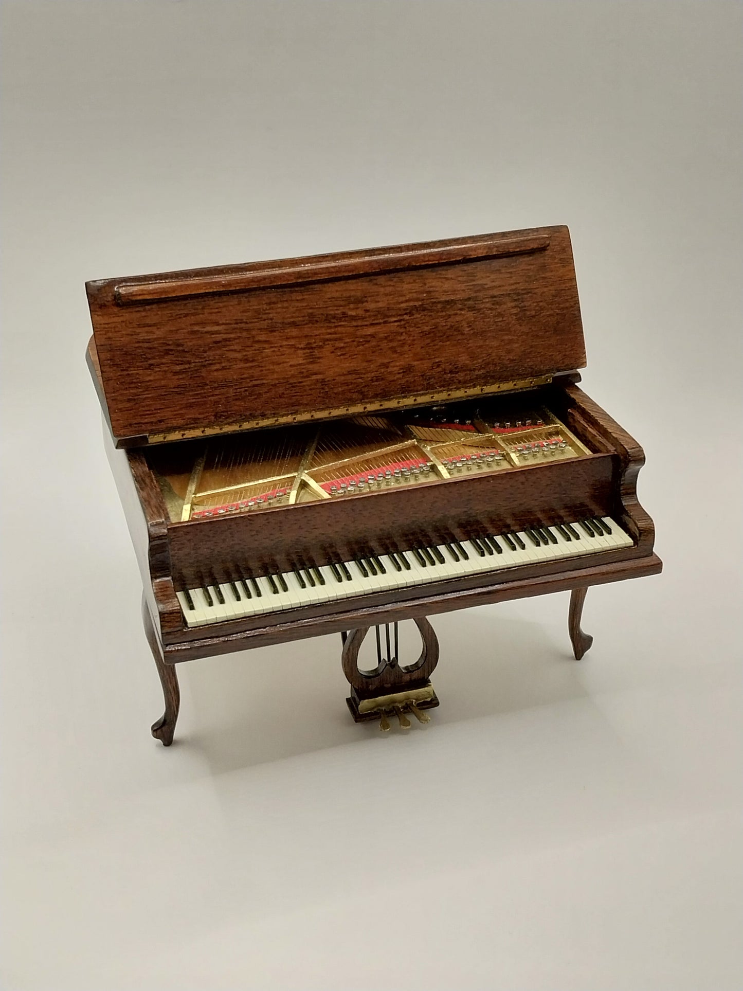 Queen Anne Baby Grand Piano & Stool, Ralph Partelow