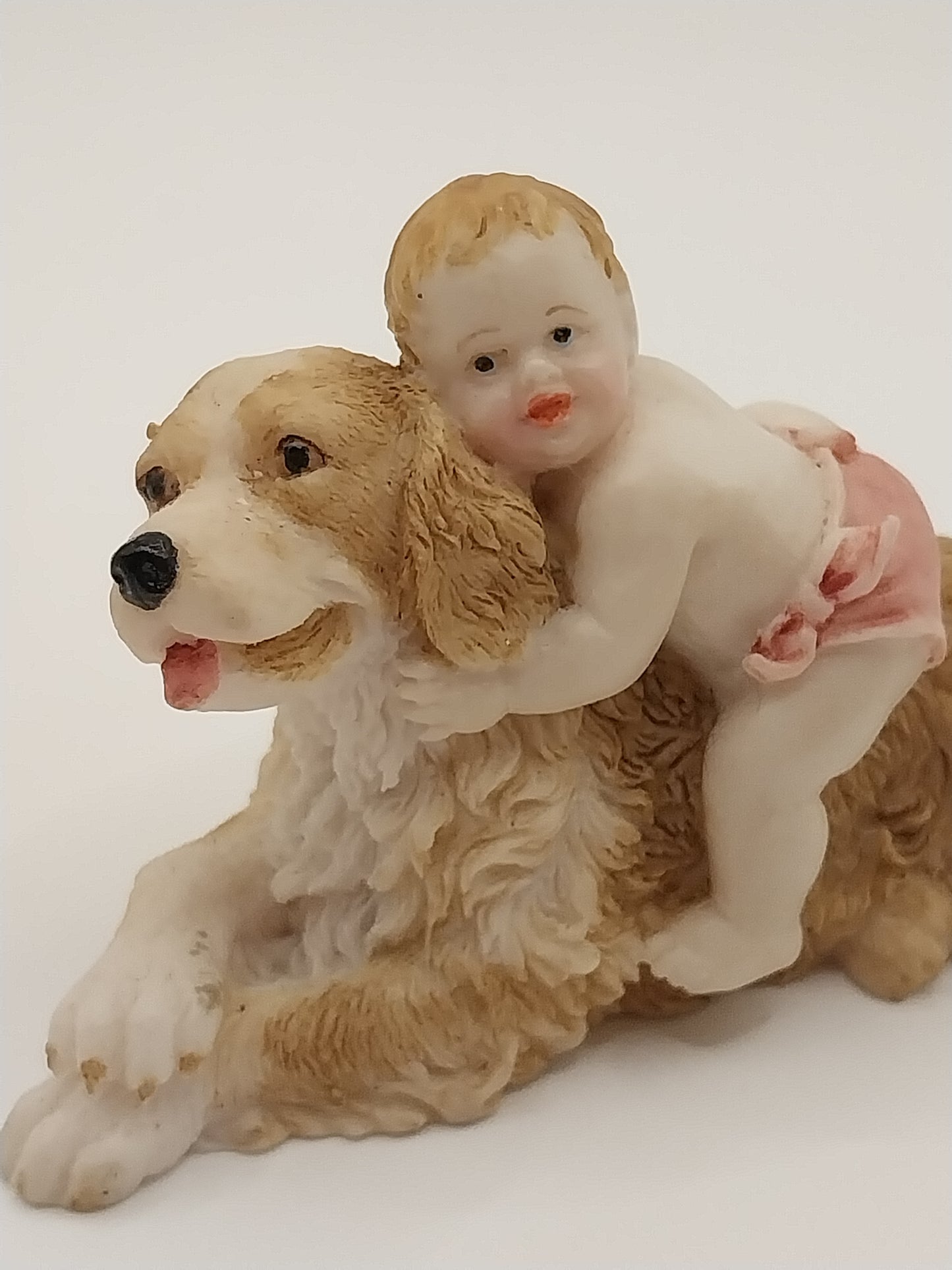 Dog Laying With Baby On Top