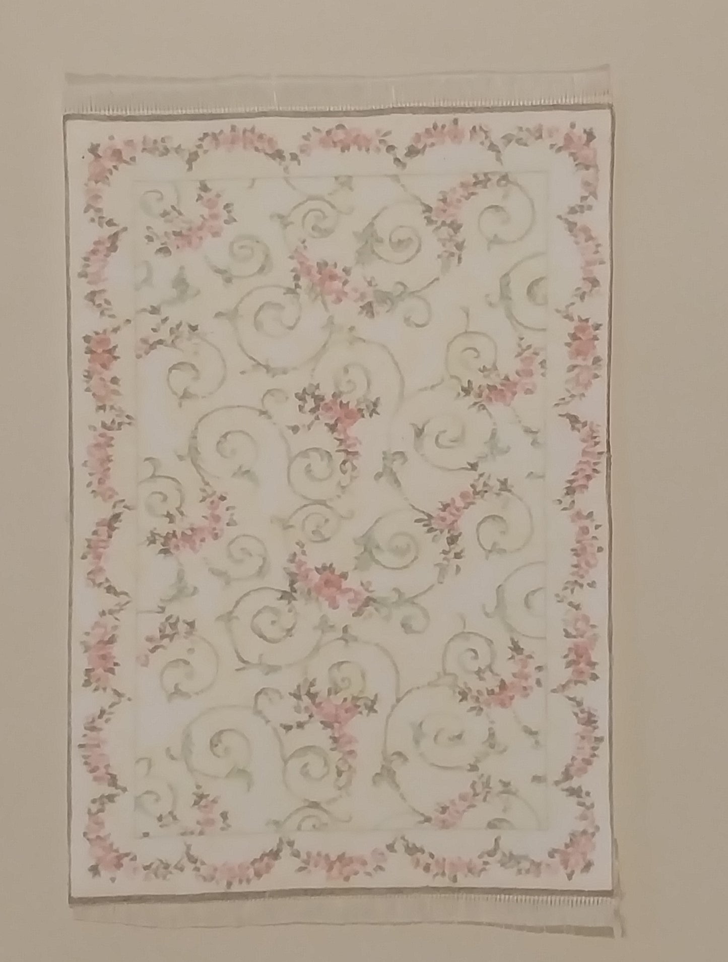 CPW107, Rug, Pink Floral