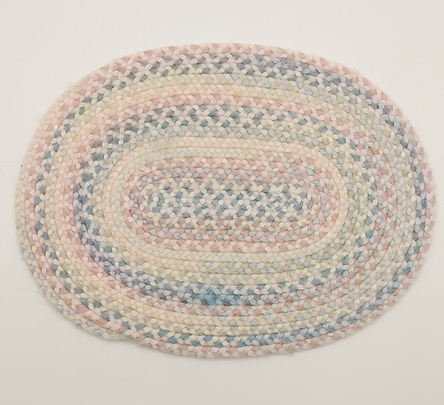 CPW114, Braided Rug, Pastel