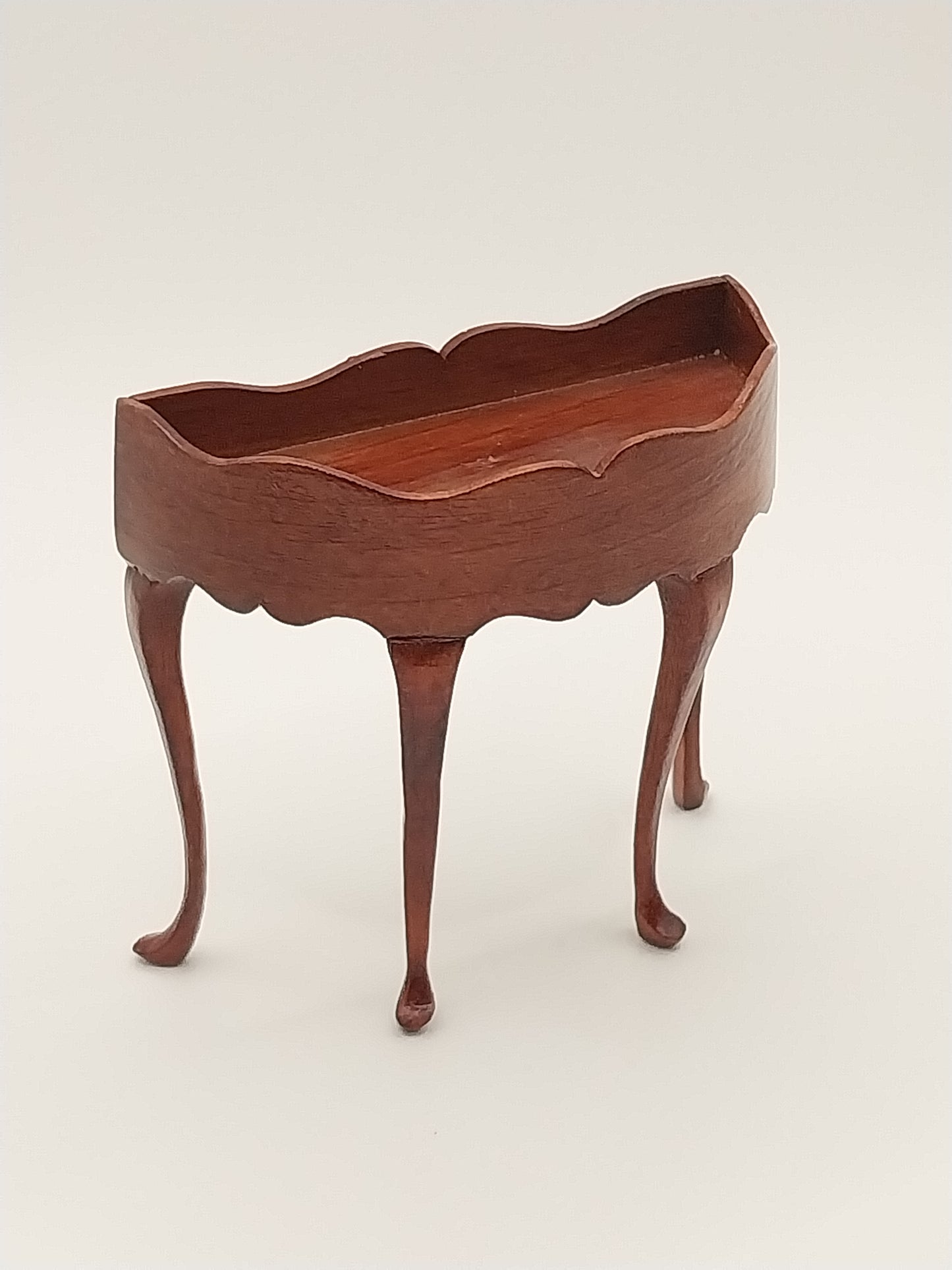 Queen Anne Half Table, Mahogany