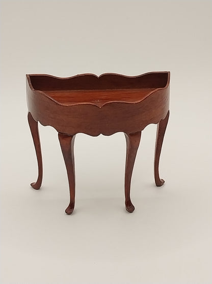 Queen Anne Half Table, Mahogany
