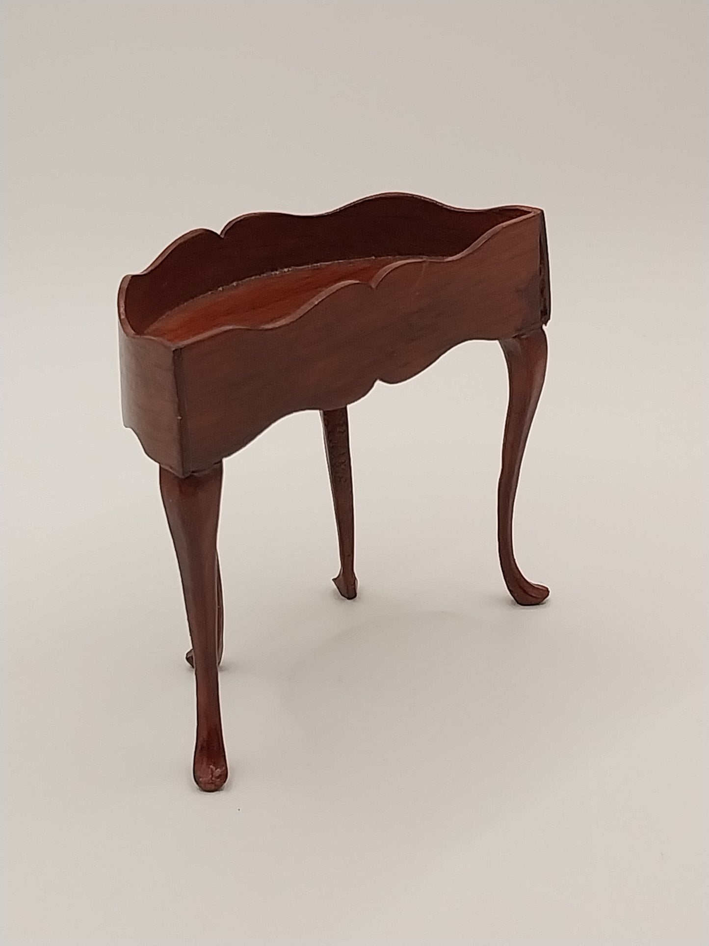 Queen Anne Half Table, Mahogany