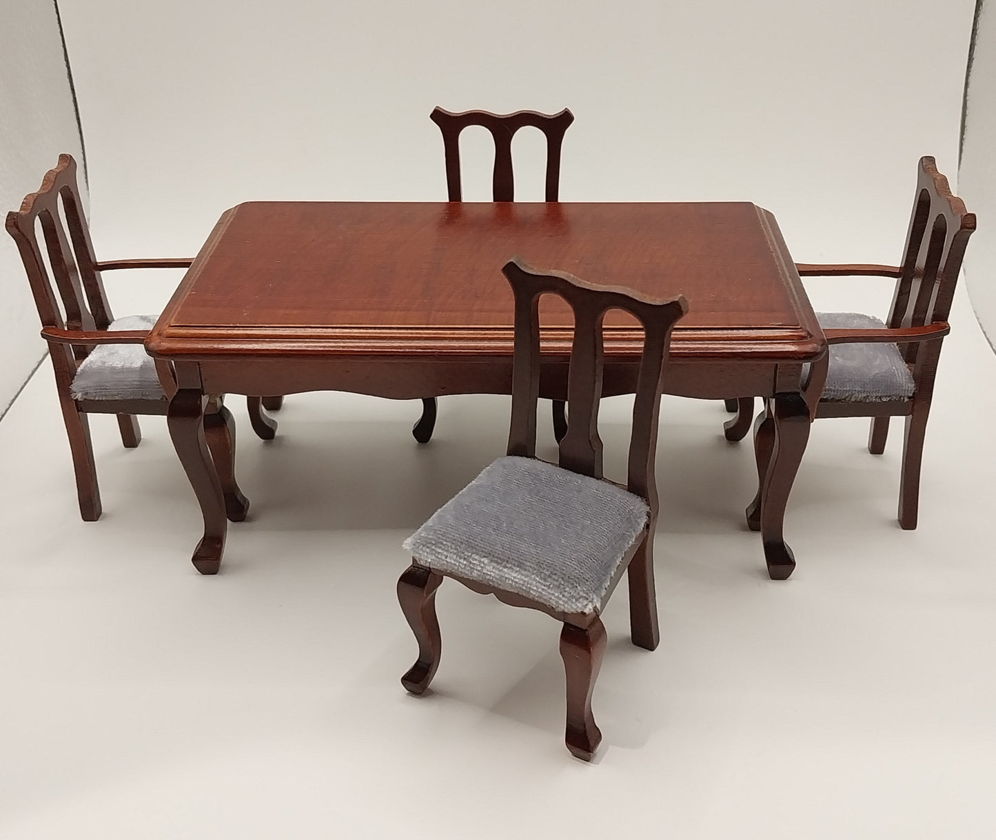 Queen Anne Dining Room Set, Mahogany, 5pc
