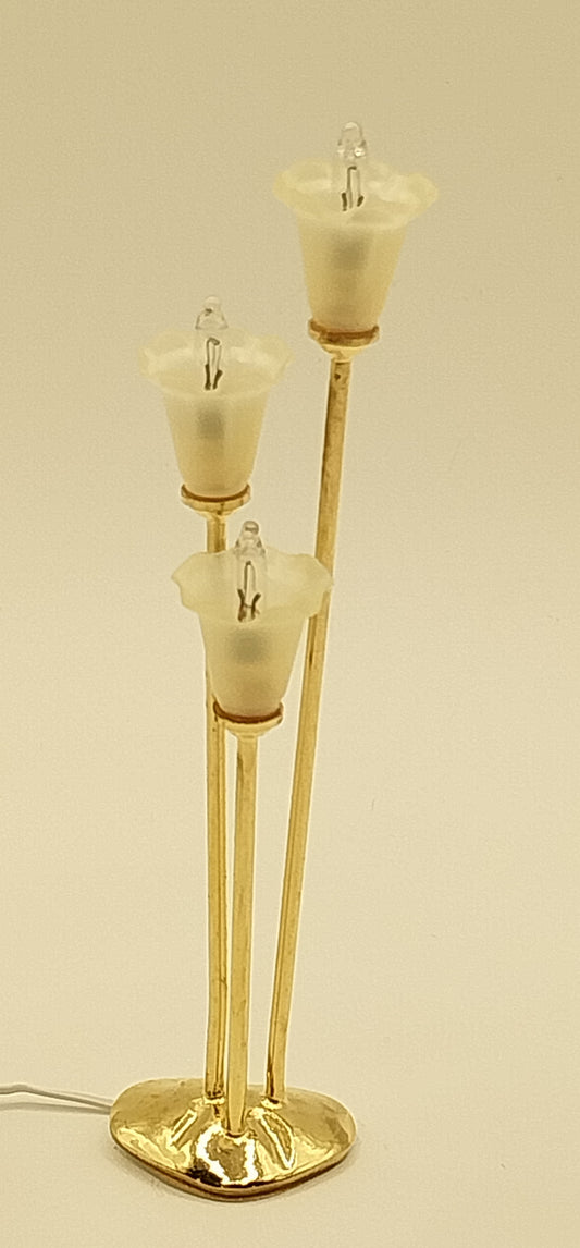 CPW146, 3 Tulip Shade Floor Lamp