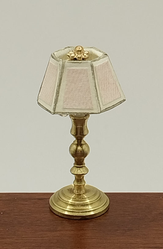 Vanity Lamp, Pink Shade