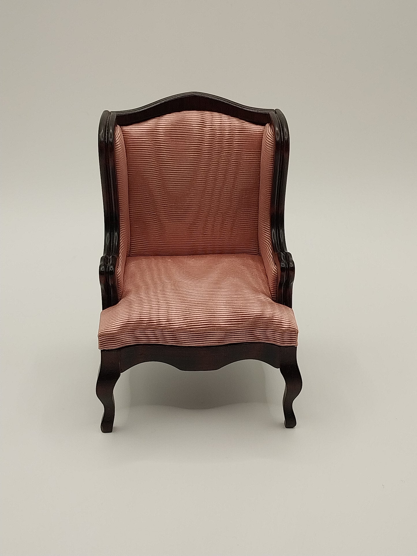 Arm Chair, Mahogany, Pink