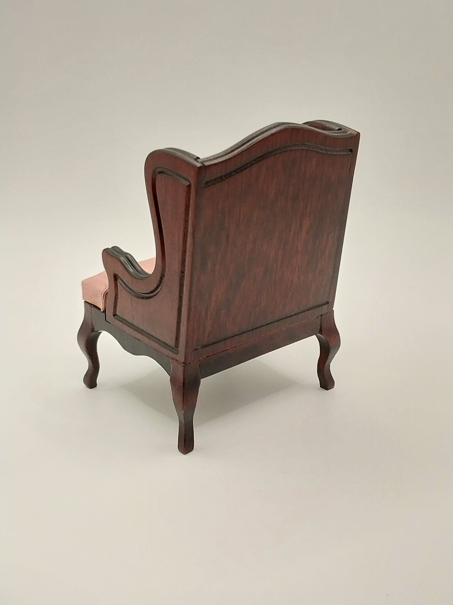 Arm Chair, Mahogany, Pink
