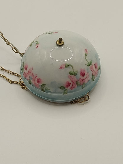 CEA346, Small Dome Overhead Hanging Light, Handpainted