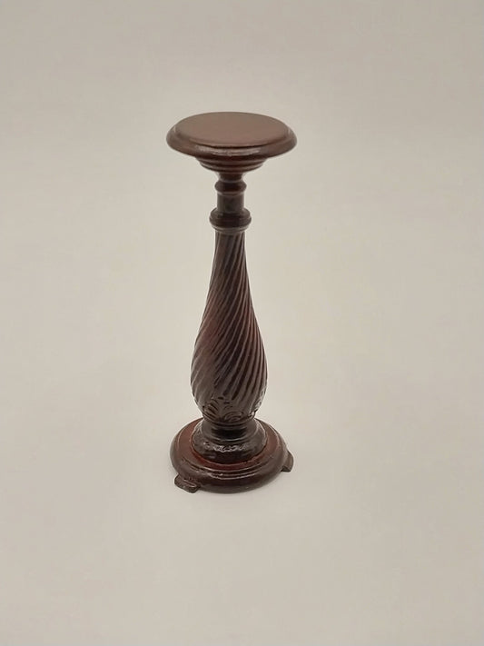 CRH982, Carved Spiral Stand, Mahogany