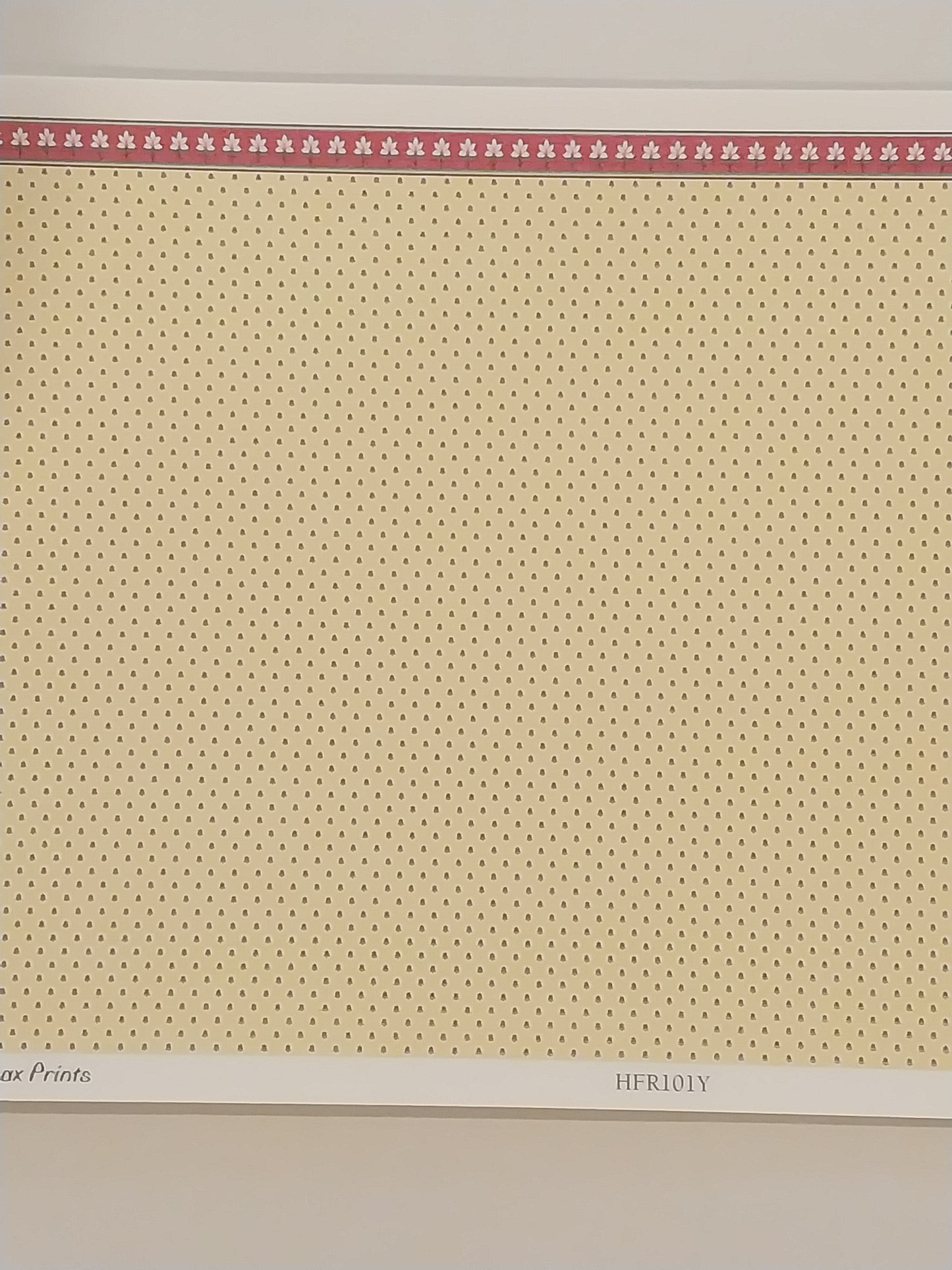 1/2" Scale Wallpaper, Provence Yellow