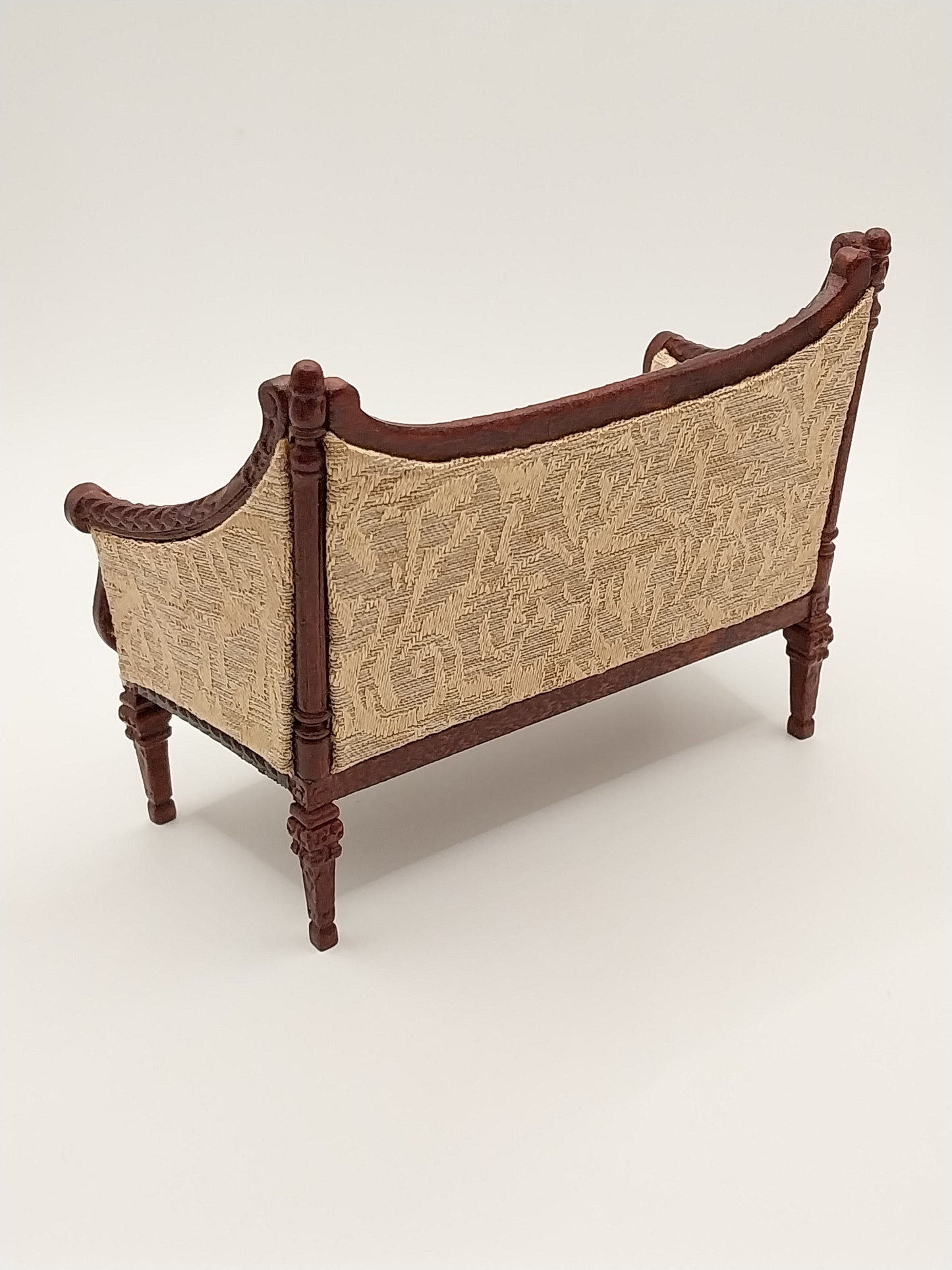Italian Living Set, Gold Brocade, 6pc