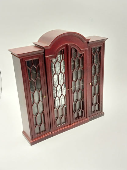Normandy China Cabinet, Mahogany, 3pc