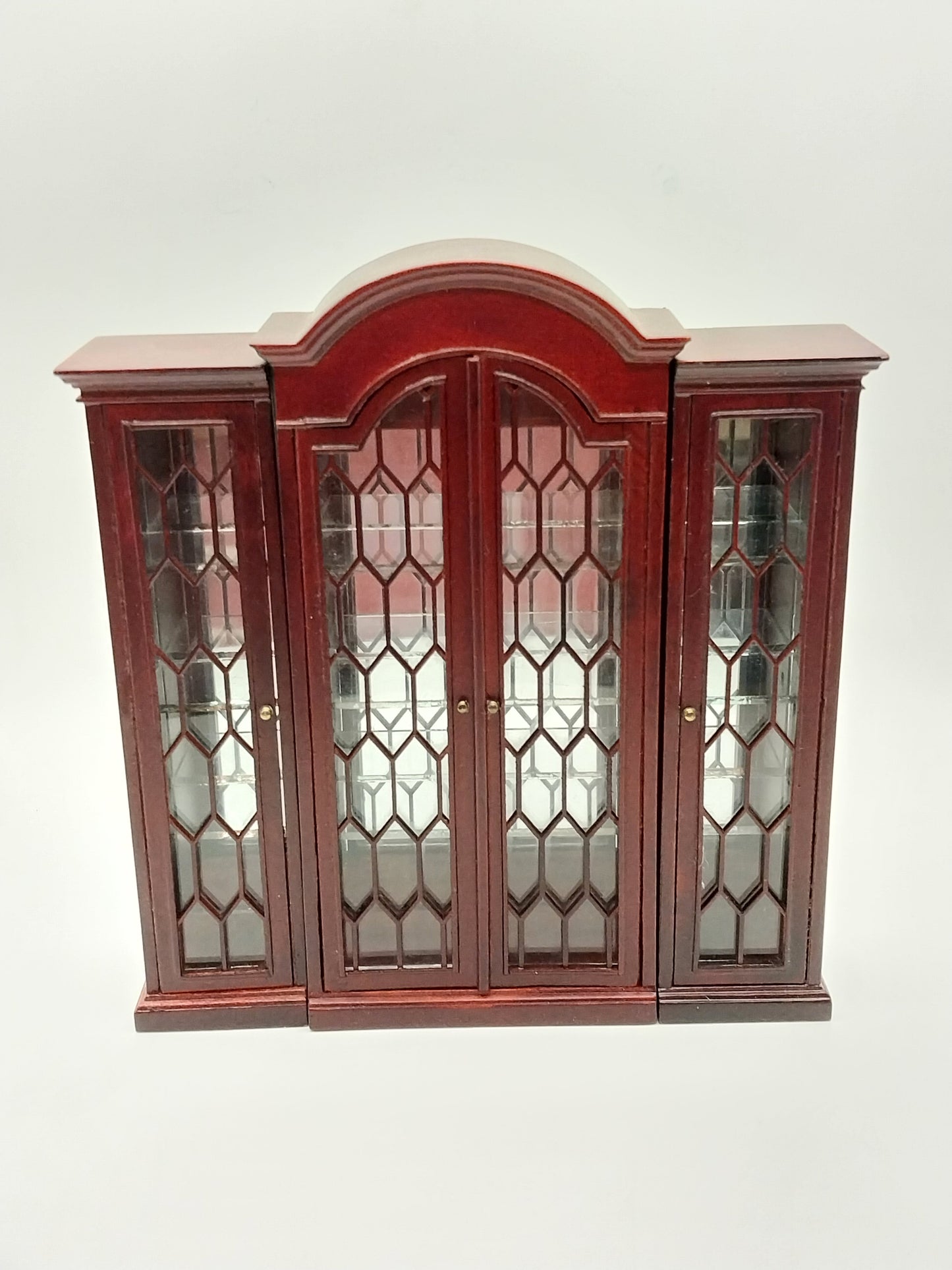 Normandy China Cabinet, Mahogany, 3pc