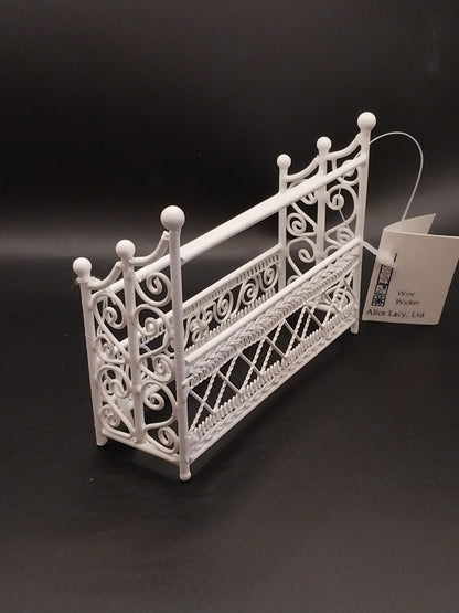 White Metal Quilt Rack