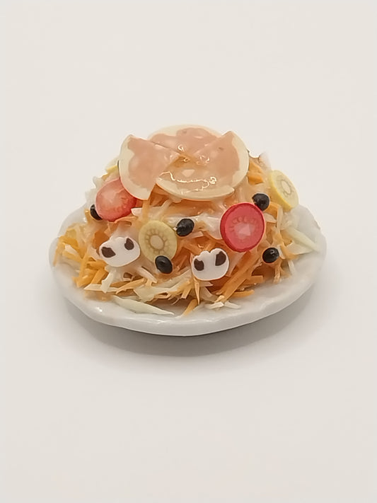 Large Salad On Plate