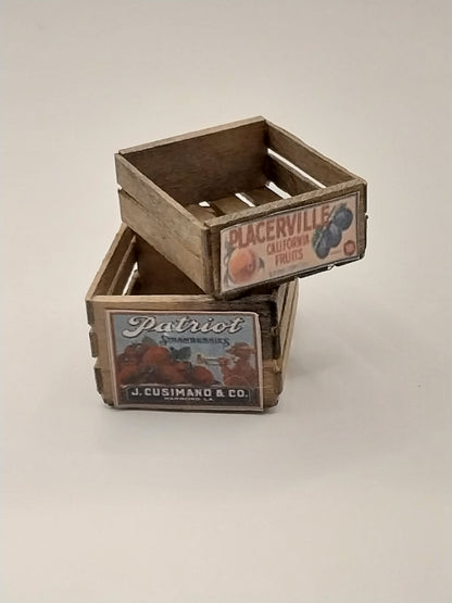 Antique Crate Labels, Fruit, Assorted