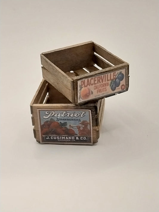 Antique Crate Labels, Fruit, Assorted