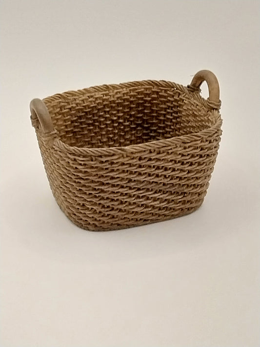 CRH1130, Oblong Basket, Resin, Small