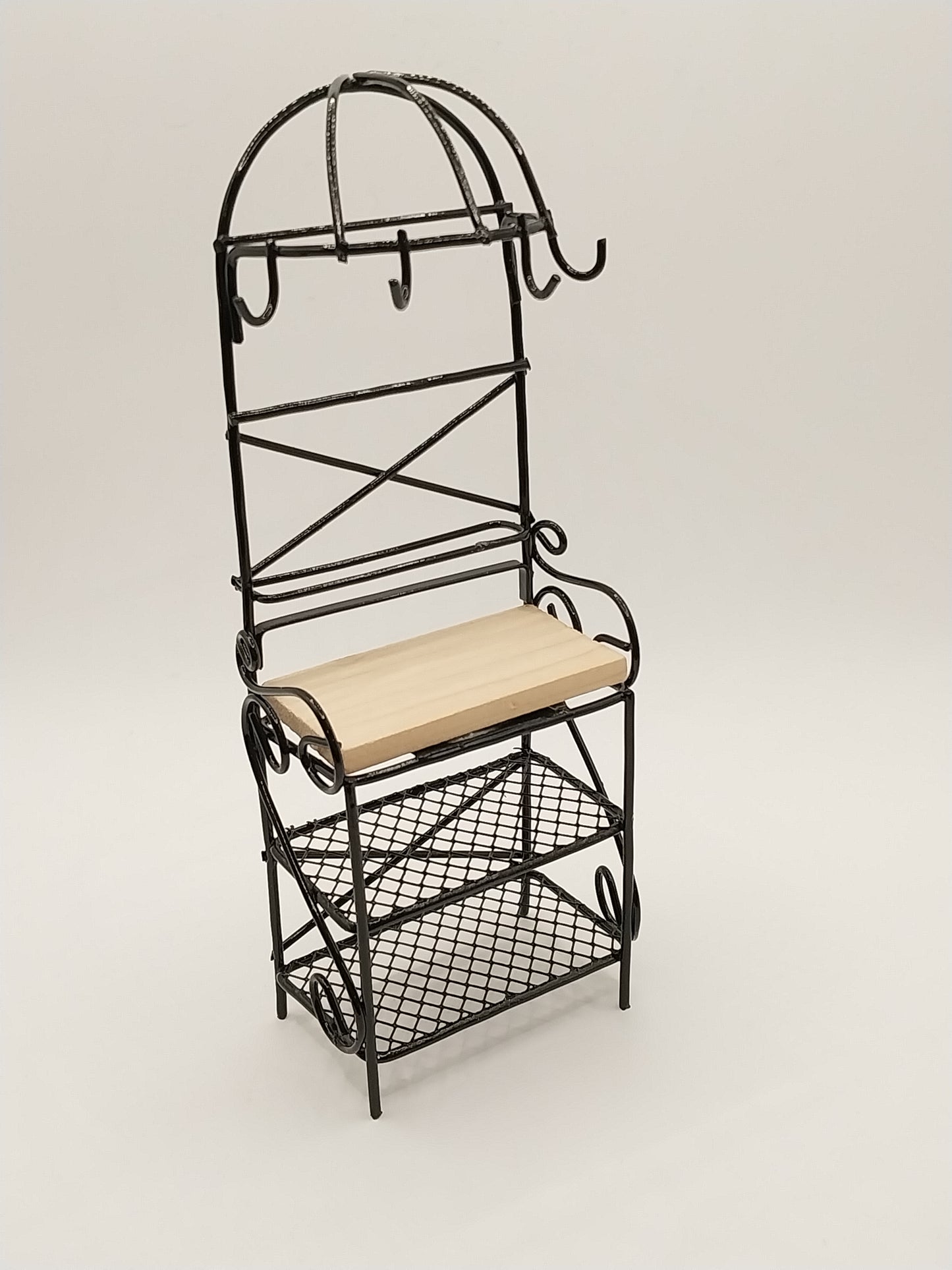 CMS157, Metal Kitchen Rack, Black